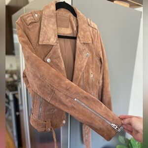 BLANKNYC Suede Moto Jacket
